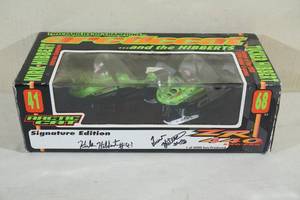 lot 18 image: Rare Arctic Cat Signature Edition Snowmobile Set - Tucker Hibbert Signed
