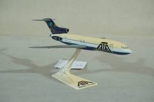 lot 41 image: ATA Boeing 727-200 Jet Plane Desktop Model