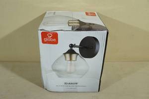 lot 122 image: Globe Lighting Harrow Wall Sconce Light