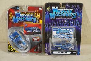 lot 125 image: Muscle Machines Chevrolet 164 Scale Cars