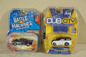 lot 130 image: Jada Cars - Battle Machine 57 Chevy, Dub City Cruizer