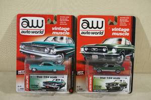 lot 131 image: Auto World Vintage Muscle Cars - Mustang, Galaxie
