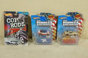 lot 133 image: Hot Wheels Special Edition Cars - Cop Rods, Connect Cars