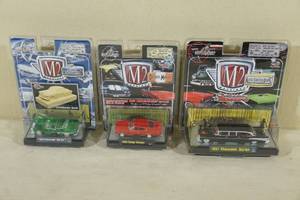 lot 144 image: Castline M2 Cars - 54 Bel Air, 66 Charger, 57 Chevy Limo