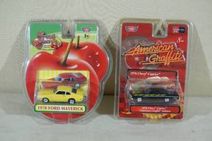 lot 147 image: Motor Max Cars - 70 Ford Maverick, 76 Chevy Caprice