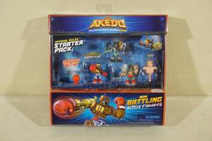 lot 159 image: Akedu Mini Battling Action Figure Starter Pack