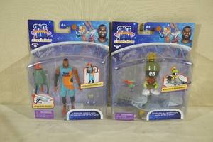 lot 172 image: Space Jam A New Legacy Action Figures - Lebron, Marvin the Martian