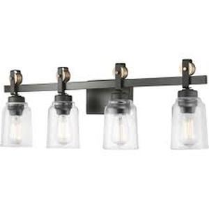 lot 111 image: Home Decorators Collection Knollwood Vanity Light - 7998HDCAB