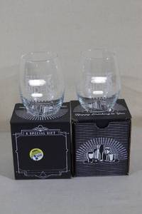 lot 83 image: Novelty Anti-Biden Stemless Wine Glasses