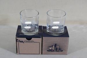 lot 86 image: Novelty Anti-Biden Rocks Glasses