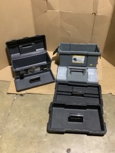 Plano 22 in. Contractor Pro Tool Box & 20 in. Tool Box with Tray. See Pictures