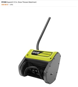RYOBI Expand-It 12 in. Snow Thrower. See Pictures