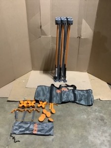 BORA 30 in. x 24 in. x 48 in. Steel Centipede Work Support Sawhorse with Exclusive Accessories. See Pictures