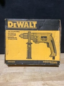 DEWALT 7.8 Amp Corded 12 in. Variable Speed Reversing Drill. See Pictures