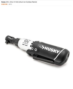 lot 4 image: Husky 38 in. Drive 12-Volt Lithium-Ion Cordless Ratchet. See Pictures