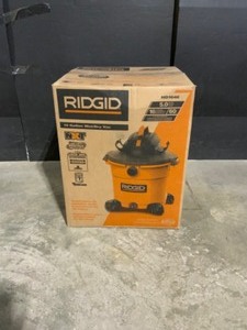 lot 19 image: RIDGID 16 Gal. 5.0-Peak HP NXT WetDry Shop Vacuum with Filter, Hose and Accessories. See Pictures