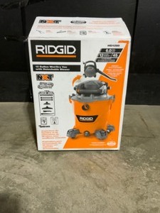 lot 39 image: RIDGID 12 Gal. 6.0-Peak HP NXT WetDry Shop Vacuum with Detachable Blower, Filter, Dust Bag, Hose and Accessories. See Pictures
