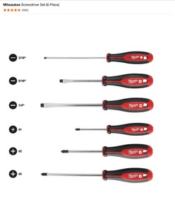 lot 45 image: Milwaukee Hook and Pick Set (4-Piece), 10-Piece Sawzall Blades, 2-Piece Multi-Bit Screwdriver & 6-Piece Screwdriver Set. See Pictures