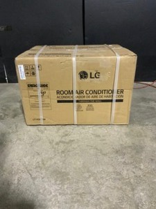 lot 64 image: LG Electronics 13,800 BTU 230-Volt Through-the-Wall Air Conditioner LT1430CNR with Remote in White. See Pictures