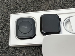 lot 1 image: Brand New Series 7 Apple Watch Midnight Aluminum Case with Midnight Sport Band - Mens