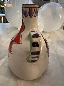 lot 21 image: Desimone Hand Painted Italian Vase Commissioned for Joseph Magnin Vase