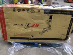 lot 2 image: Sole E35 Elliptical Customer Returns see Pictures