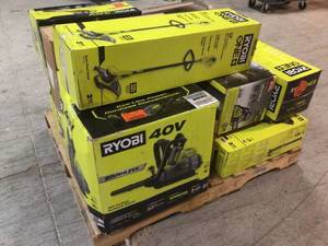 lot 22 image: Lot of Ryobi Power Tools and Power Items Various Models and Conditions See Pictures
