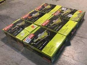 lot 23 image: Lot of Assorted 7 in. 4.8 Amp Tabletop Tile Saw by RYOBI Customer Returns See Pictures