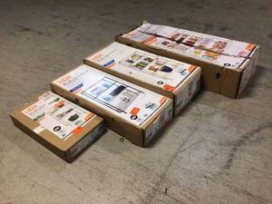 lot 27 image: Lot of assorted storage shelving units open box customer returns not inspected see pitures