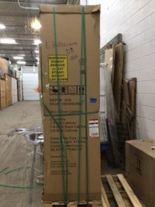 lot 29 image: Husky 3-Piece Heavy Duty Welded Steel Garage Storage System in Black (64 in. W x 81 in. H x 24 in. D)