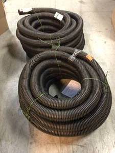 lot 38 image: Lot of 2 Advance 3 in. Corex Drain Pipe Perforated see pictures