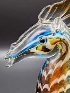 lot 16 image: Murano Glass Horse Head