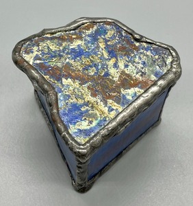 lot 200 image: Stained Glass Trinket Box
