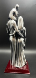 lot 227 image: Figural Family Sculpture