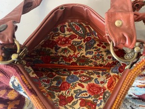 lot 237 image: Two Animal Themed Handcrafted Needlepoint Handbags