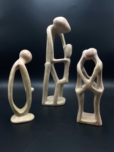 lot 223 image: Stunning Soapstone Figurines