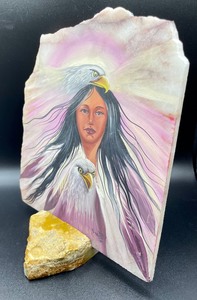 lot 166 image: Original Painting on Quartz