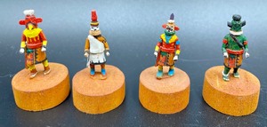 lot 175 image: Collection of Tiny Kachina Dolls
