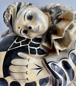 lot 296 image: Decorative Paper Mache Clown by Ruvalcaba of Mexico
