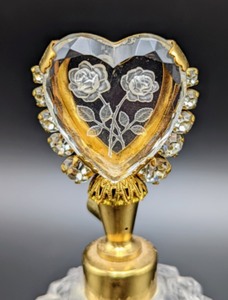 lot 51 image: Awesome Cut Crystal Perfume Atomizer - Germany