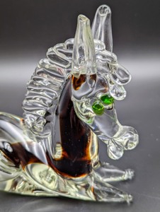 lot 58 image: Art Glass Horse Figurine