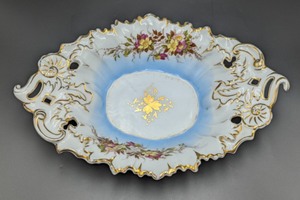 lot 70 image: Vintage German Painted Porcelain Bowl
