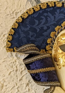 lot 87 image: Venetian Golden Queen Mask