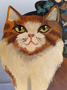lot 305 image: Painted Cat Board by John Butler