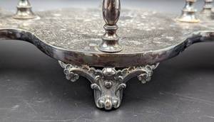 lot 362 image: Vintage Silver Plated Table Server Caddy