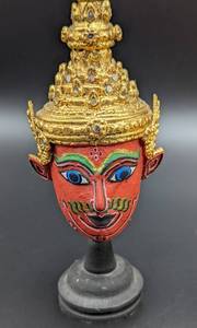 lot 377 image: Small Decorative Thai Masks