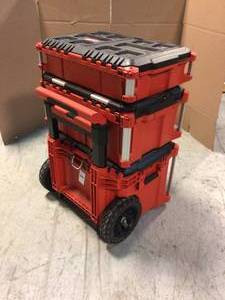PACKOUT 22 in. Modular Tool Box Storage System by Milwaukee Customer Returns See Pictures