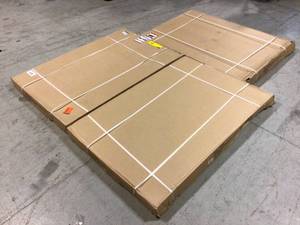 Lot of 3 Assorted 42 in. H x 96 in W x 48 in. D Overhead Ceiling Mount Garage Rack by Husky Customer Returns See Pictures