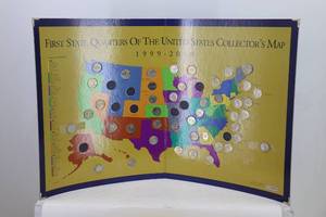 State Quarter Collectors Map