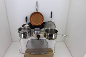 Pots, Pans, Strainers & Roaster